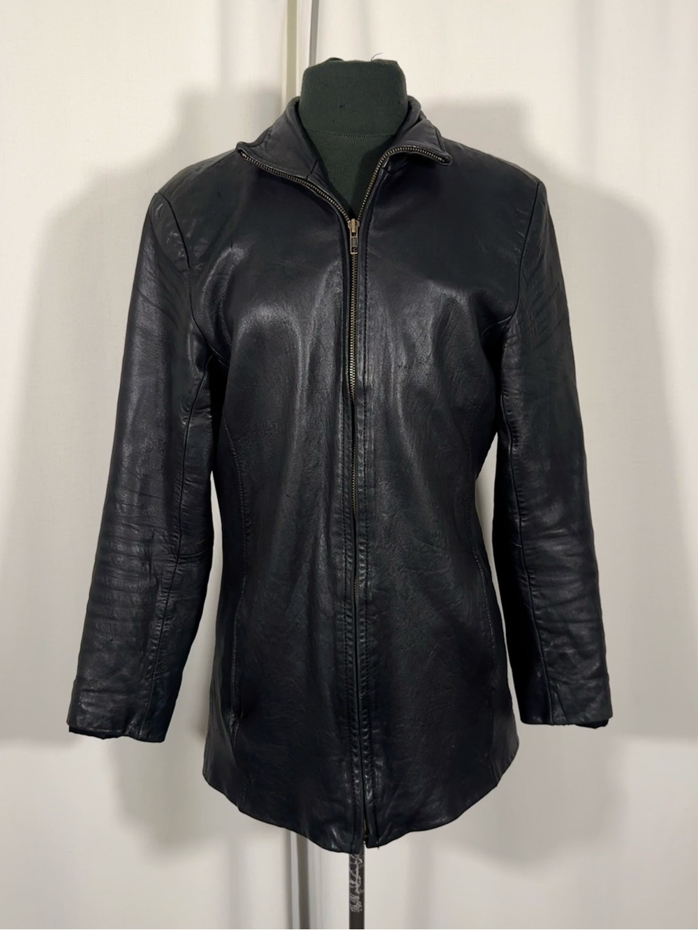 Vintage Canyon Outback Black Leather Jacket